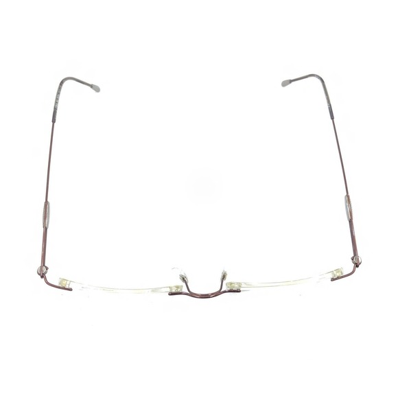 Silhouette 7663 40 6087 Titanium Brown Rimless Eyeglasses Frames 52-19 140 - Picture 3 of 13